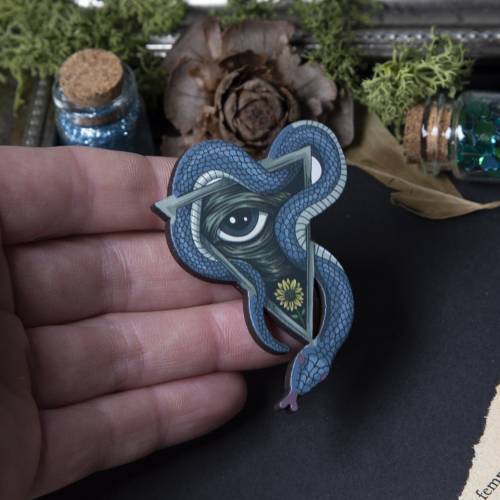broche serpent -  ésotérique
