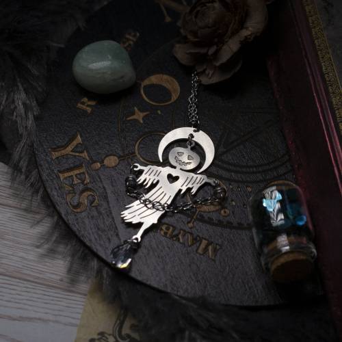 collier ras de cou citrouille en acier inoxydable