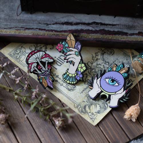 broche - pins witchy - ésotérique - magique