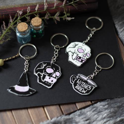 porte-clés ésotérique- gothique