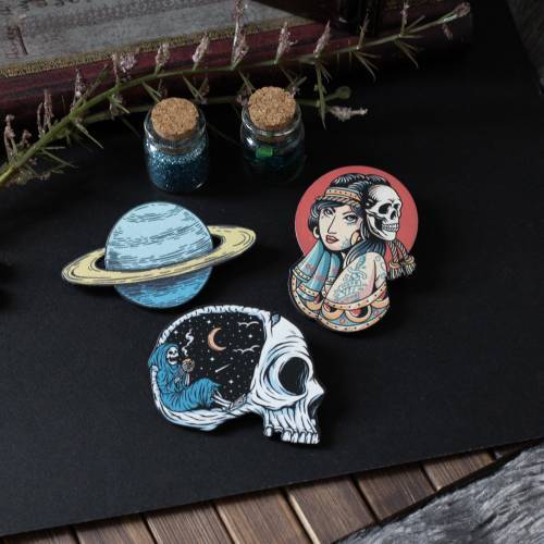 broche - pins witchy - ésotérique - magique
