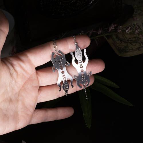 Bracelet chaîne en acier inoxydable renard