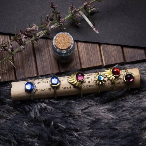 bague en laiton - sorcière - magie - bohème