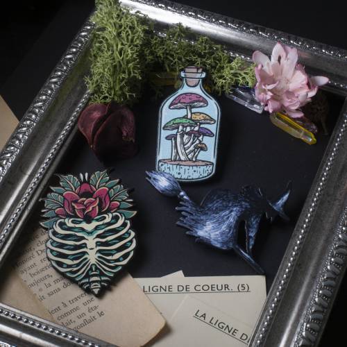 broche - pins horreur - witchy